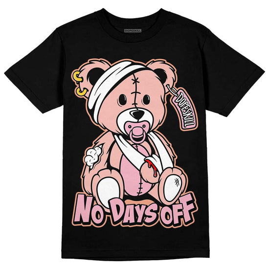 Jordan 11 Low “Legend Pink” DopeSkill T-Shirt Hurt Bear Graphic Streetwear - Black