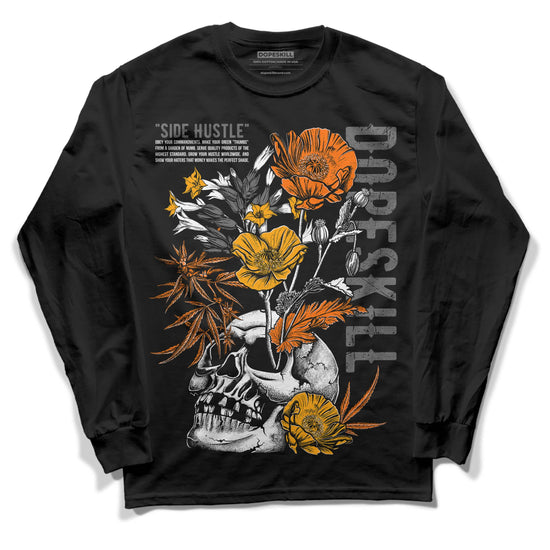 Jordan 3 Retro 'Fear Pack' DopeSkill Long Sleeve T-Shirt Side Hustle Graphic Streetwear - Black