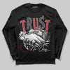 Jordan 4 “Flight Club” DopeSkill Long Sleeve T-Shirt Trust No One Graphic Streetwear - Black