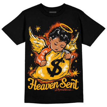 Dunk Low Championship Goldenrod (2021) DopeSkill T-Shirt Heaven Sent Graphic Streetwear - Black