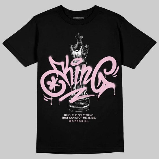Dunk Low LX Pink Foam DopeSkill T-Shirt King Chess Graphic Streetwear - Black