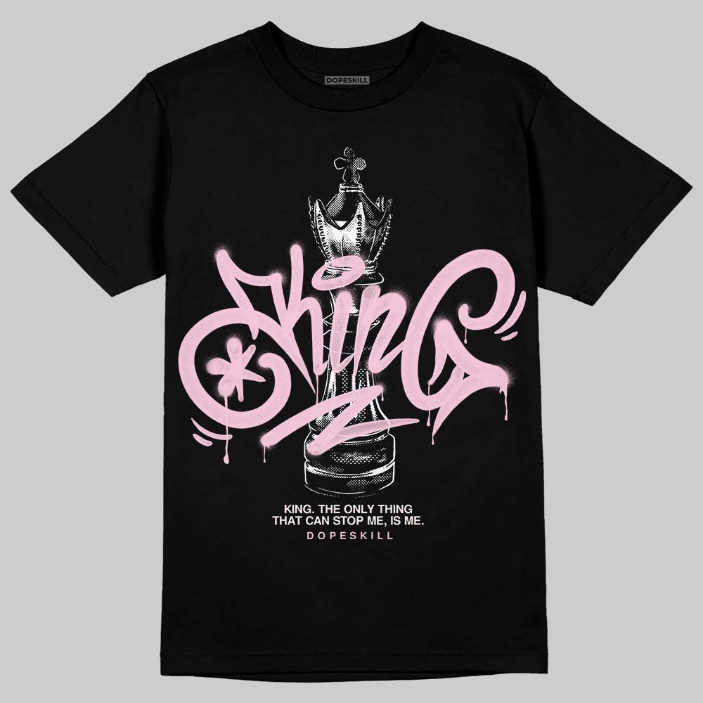 Dunk Low LX Pink Foam DopeSkill T-Shirt King Chess Graphic Streetwear - Black