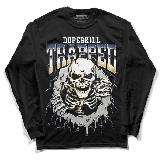 A Ma Maniere x Jordan 5 Dawn “Photon Dust” DopeSkill Long Sleeve T-Shirt Trapped Halloween Graphic Streetwear - Black