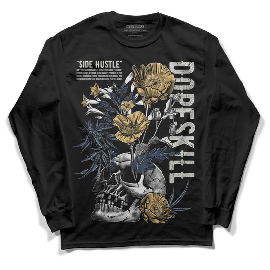 A Ma Maniere x Jordan 5 Dawn “Photon Dust” DopeSkill Long Sleeve T-Shirt Side Hustle Graphic Streetwear - Black