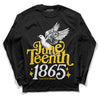 Jordan 6 “Yellow Ochre” DopeSkill Long Sleeve T-Shirt Juneteenth 1865 Graphic Streetwear - Black