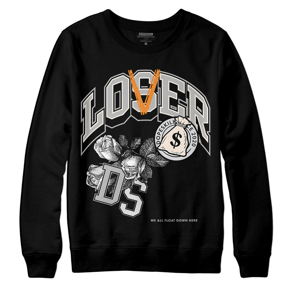 Dunk Low Cool Grey DopeSkill Sweatshirt Loser Lover Graphic Streetwear - Black