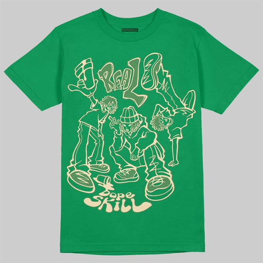 Green Sneakers DopeSkill Green T-Shirt Real Y2K Players Graphic Streetwear