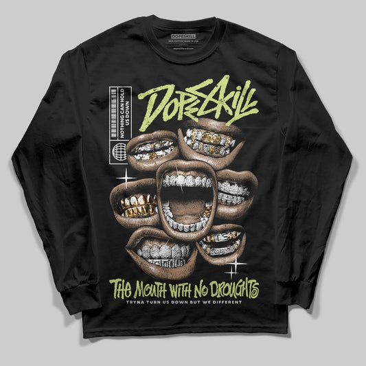 Jordan 11 “Inner Beast” DopeSkill Long Sleeve T-Shirt The Mouth With No Droughts Graphic Streetwear - black