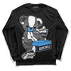 Jordan 3 "Midnight Navy" DopeSkill Long Sleeve T-Shirt Sneakerhead BEAR Graphic Streetwear - Black