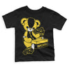 Jordan 4 Tour Yellow Thunder DopeSkill Toddler Kids T-shirt Sneakerhead BEAR Graphic Streetwear - Black