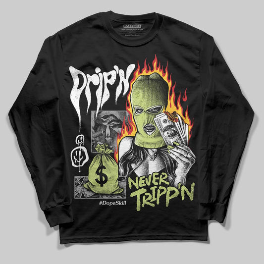 Jordan 11 “Inner Beast” DopeSkill Long Sleeve T-Shirt Drip'n Never Tripp'n Graphic Streetwear - Black