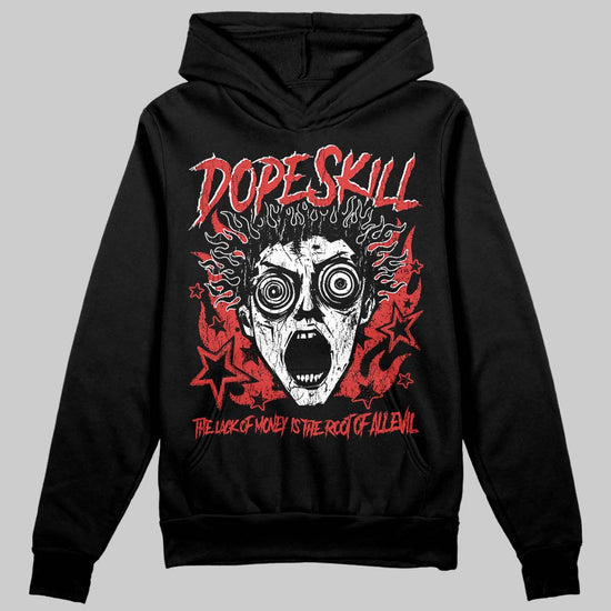 Jordan 6 “Reverse Infrared” DopeSkill Hoodie Sweatshirt Root of Evil Graphic Streetwear - Black