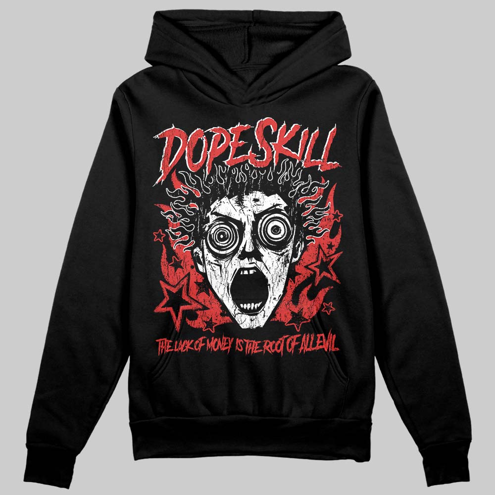 Jordan 6 “Reverse Infrared” DopeSkill Hoodie Sweatshirt Root of Evil Graphic Streetwear - Black