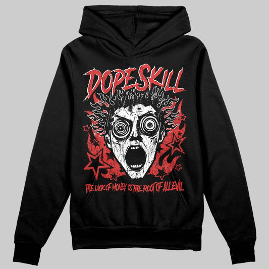 Jordan 6 “Reverse Infrared” DopeSkill Hoodie Sweatshirt Root of Evil Graphic Streetwear - Black