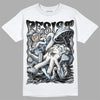 Jordan 6 Black Metallic Chrome DopeSkill T-Shirt Resist Graphic Streetwear - White 