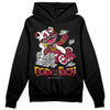 Jordan 1 Retro High '85 OG Metallic Burgundy DopeSkill Hoodie Sweatshirt Born To Be Rich Graphic Streetwear - Black