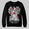 Jordan 4 OG “White Cement” DopeSkill Sweatshirt Angels Graphic Streetwear - Black