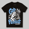 Jordan 12 Retro 'Melo' DopeSkill Toddler Kids T-shirt God Made Me Perfect Graphic Streetwear - Black