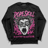 Pink Sneakers DopeSkill Long Sleeve T-Shirt Root of Evil Graphic Streetwear - Black