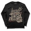 Jordan 1 High OG “Latte” DopeSkill Long Sleeve T-Shirt LOVE Graphic Streetwear - Black