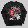 Jordan 3 OG “Black Cement” DopeSkill Long Sleeve T-Shirt Break Through Graphic Streetwear - Black