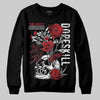 Jordan 1 High OG “Ruby” DopeSkill Sweatshirt Side Hustle Graphic Streetwear - Black