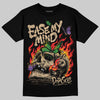 TAN Sneakers DopeSkill T-Shirt Ease My Mind Graphic Streetwear - Black