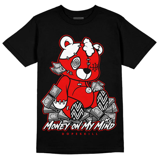 Jordan 12 “Cherry” DopeSkill T-Shirt MOMM Bear Graphic Streetwear - Black