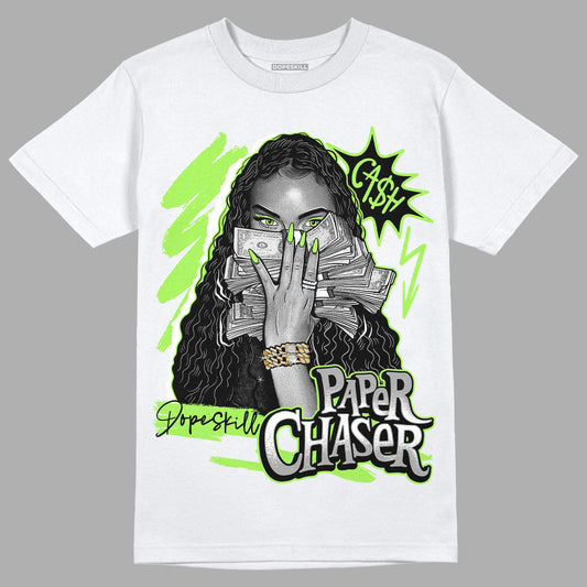Jordan 5 Green Bean DopeSkill T-Shirt NPC Graphic Streetwear - White
