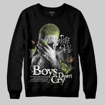 Jordan 5 “Luminous Green” DopeSkill Sweatshirt Boys Don't Cry Graphic Streetwear - Black