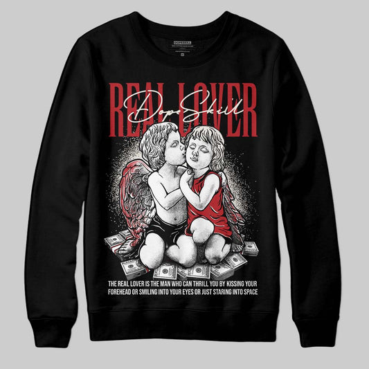 Nigel Sylvester x Jordan 1 Low OG “Nitro” DopeSkill Sweatshirt Real Lover Graphic Streetwear - Black