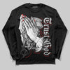 Jordan Spizike Low Bred DopeSkill Long Sleeve T-Shirt Trust God Graphic Streetwear - Black