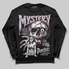 Jordan 5 Retro Burgundy (2023) DopeSkill Long Sleeve T-Shirt Mystery Ghostly Grasp Graphic Streetwear - Black