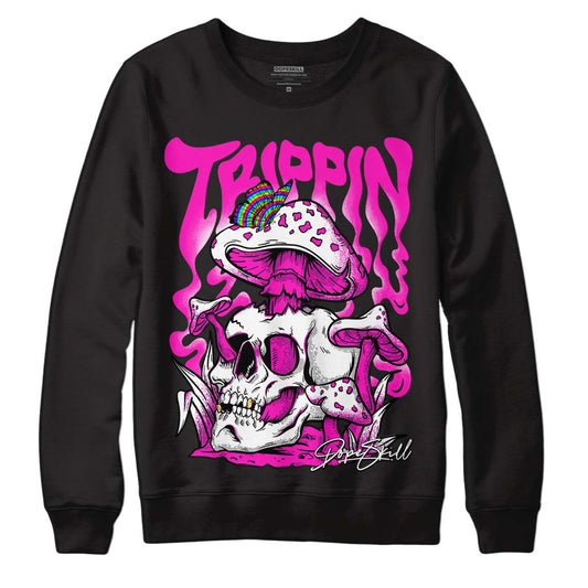 Dunk Low GS “Active Fuchsia” DopeSkill Sweatshirt Trippin Graphic Streetwear - Black