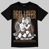 Jordan 3 Retro Palomino DopeSkill T-Shirt Real Lover Graphic Streetwear - Black