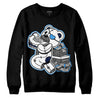 Jordan 3 "Midnight Navy" DopeSkill Sweatshirt Bear Steals Sneaker Graphic Streetwear - Black 