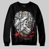 Red Sneakers DopeSkill Sweatshirt Money Longer Graphic Streetwear - Black