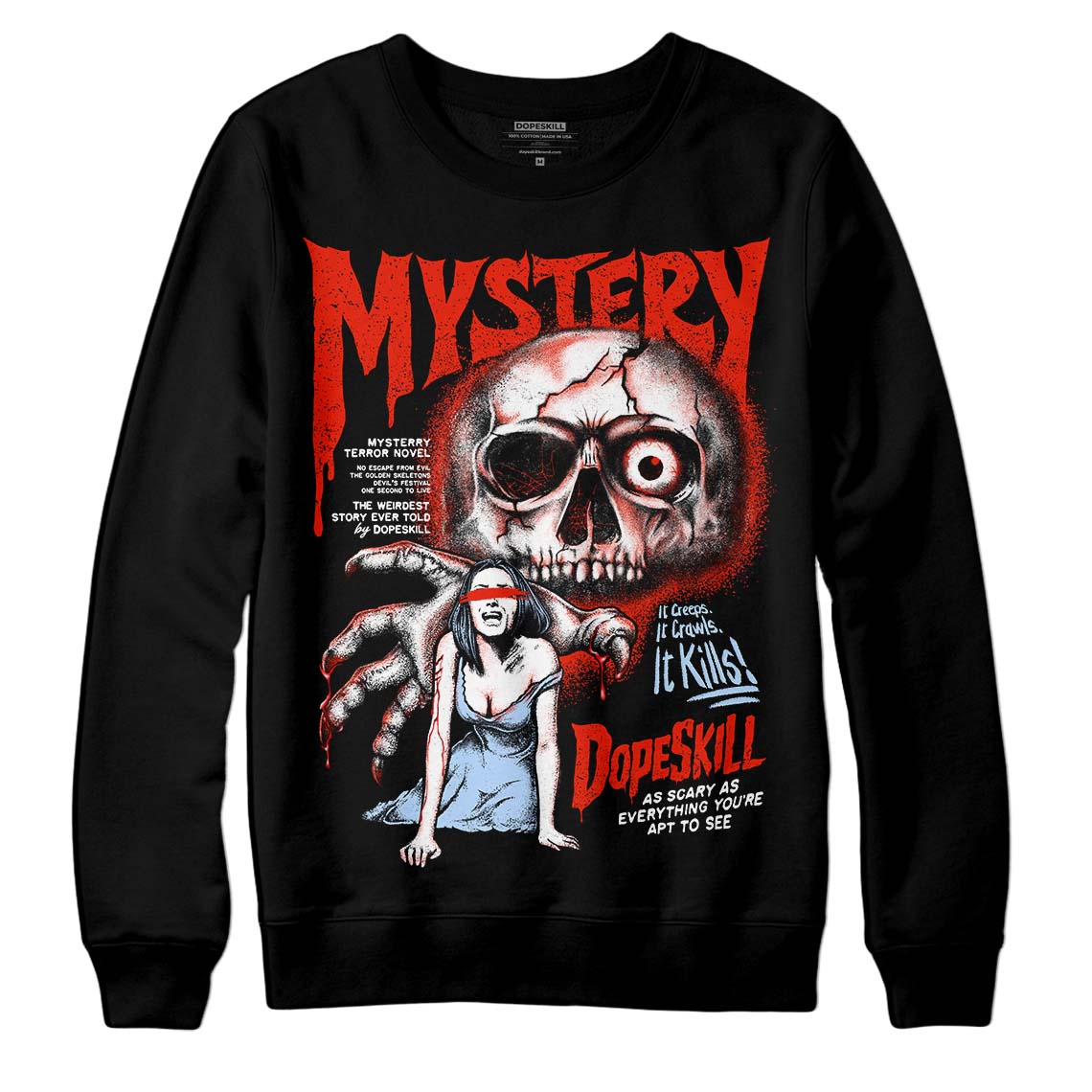 Jordan 6 Retro Toro Bravo DopeSkill Sweatshirt Mystery Ghostly Grasp Graphic Streetwear - Black