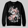 Jordan 1 Low OG “Rust Pink” DopeSkill Sweatshirt Smile Through The Pain Graphic Streetwear - Black