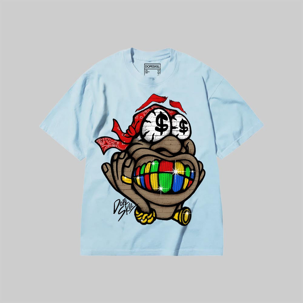 RAINBOW RICH DopeSkill Premium T-shirt Streetwear - Chambray