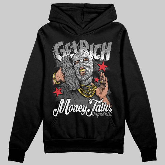 Jordan 10 Retro Shadow (2025) DopeSkill Hoodie Sweatshirt Get Rich Graphic Streetwear - Black