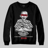 Jordan 4 “Flight Club” DopeSkill Sweatshirt Scared Money Don't Make No Money Graphic Streetwear - Black