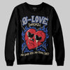 Jordan 4 “Rare Air” DopeSkill Sweatshirt Crying Heart Graphic Streetwear - Black