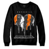 Jordan 3 Retro 'Fear Pack' DopeSkill Sweatshirt Juneteenth Heart Graphic Streetwear - Black