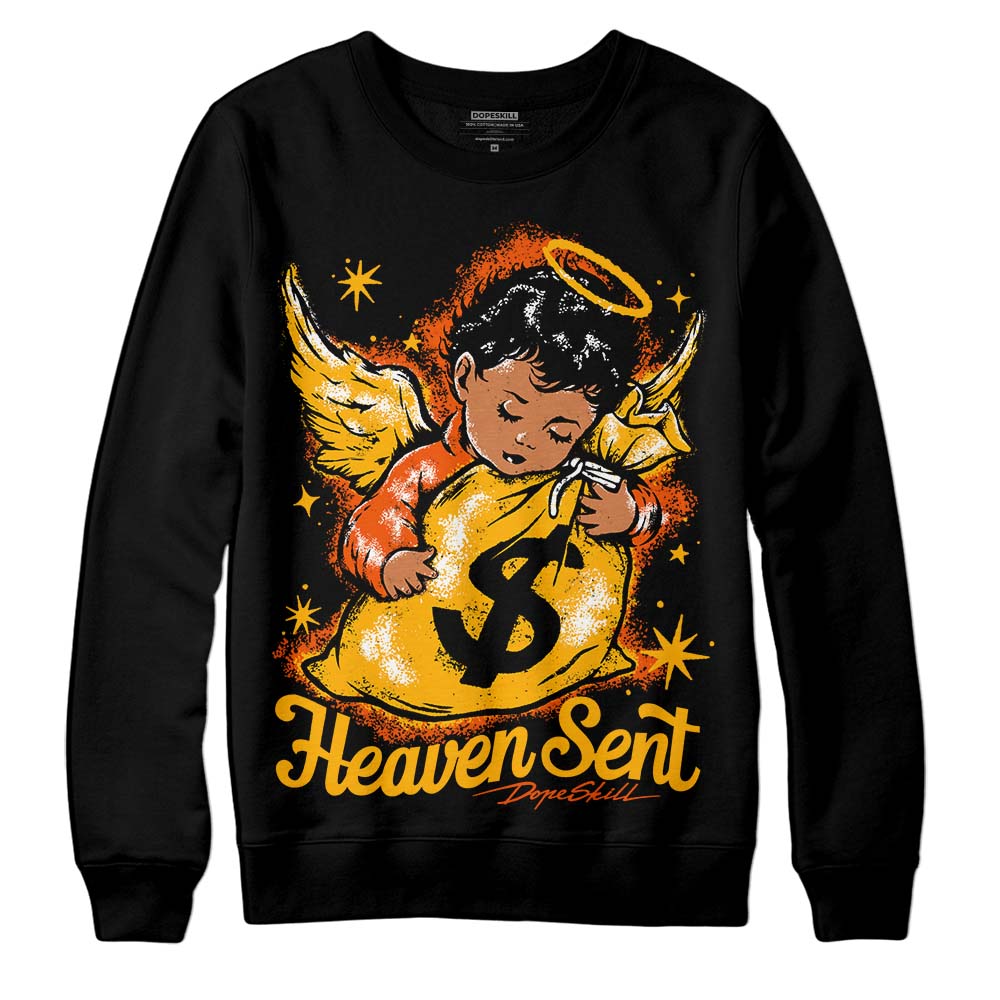 Dunk Low Championship Goldenrod (2021) DopeSkill Sweatshirt Heaven Sent Graphic Streetwear - Black