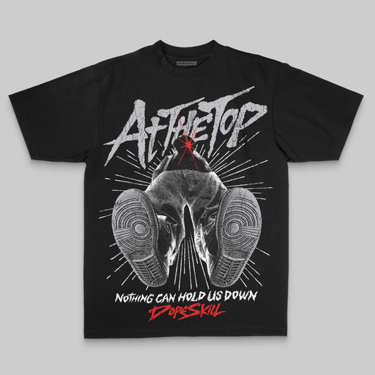 Grey Oversize Print Nothing Can Hold US Down DopeSkill Graphic Premium T-shirt Streetwear - black