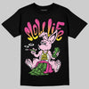 Pink Sneakers DopeSkill T-Shirt Slow Life Graphic Streetwear - Black