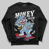 University Blue Sneakers DopeSkill Long Sleeve T-Shirt Money Callin' Graphic Streetwear - black