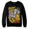 Yellow Sneakers DopeSkill Sweatshirt Stackin Mines Graphic Streetwear - Black