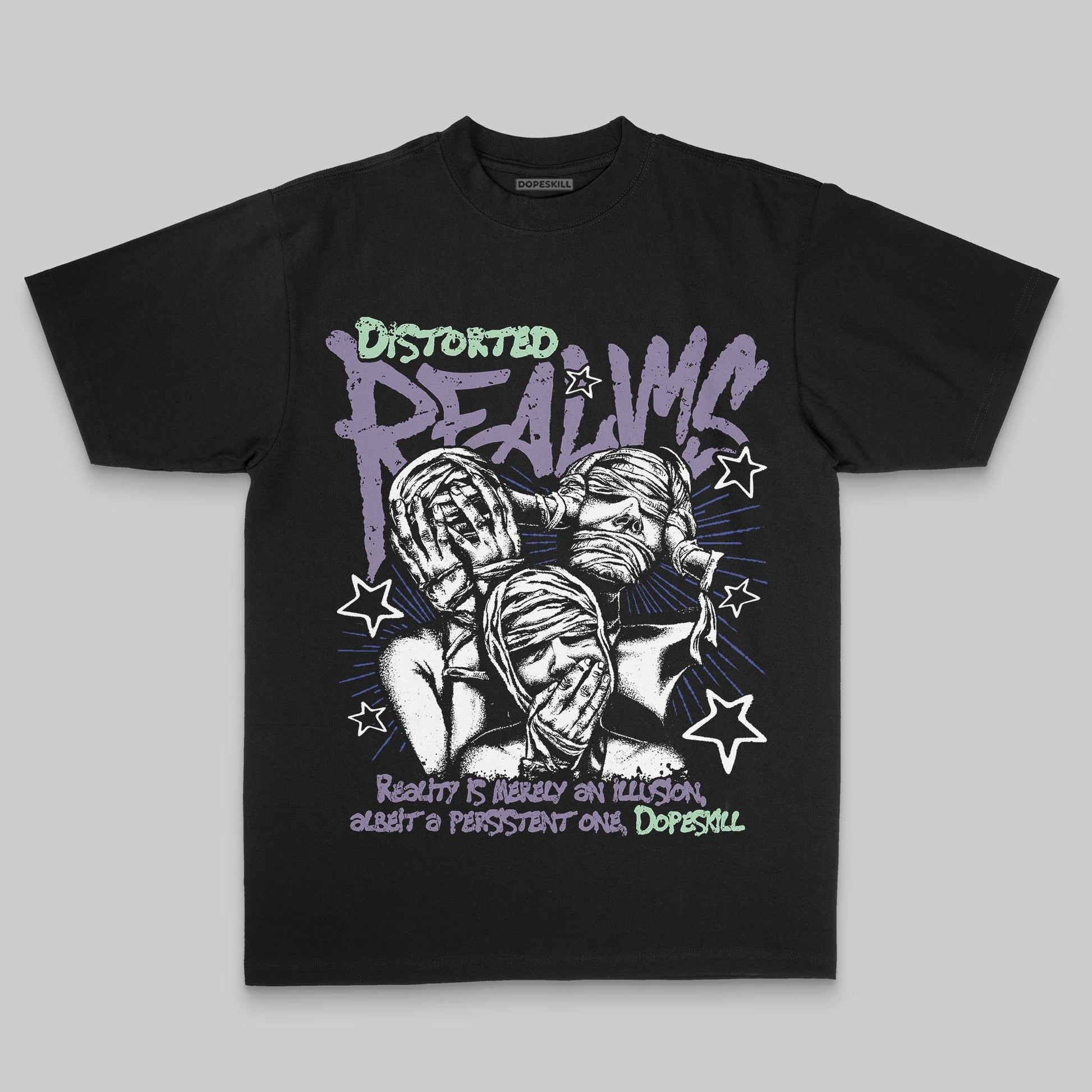 Jordan 1 Retro Low OG Zion Williamson Voodoo Alternate DopeSkill Premium T-Shirt Distorted Realms Graphic Streetwear - Black